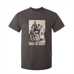 Black History T Shirt For Kid Check the Source African American TS09 Dark Chocolate Print Your Wear