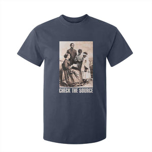 Black History T Shirt For Kid Check the Source African American TS09 Navy Print Your Wear