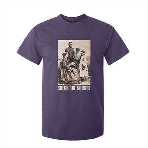 Black History T Shirt For Kid Check the Source African American TS09 Purple Print Your Wear