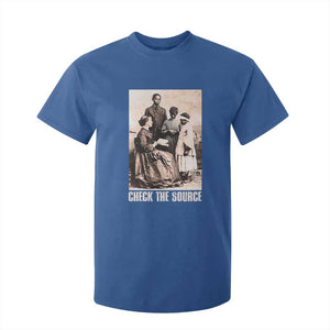 Black History T Shirt For Kid Check the Source African American TS09 Royal Blue Print Your Wear