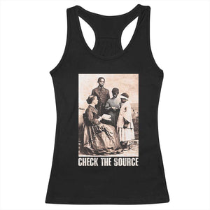 Black History Racerback Tank Top Check the Source African American TS09 Black Print Your Wear