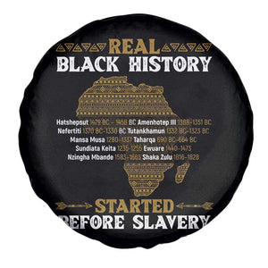 Real Black History Started Before Slavery Spare Tire Cover TS09 Print Your Wear