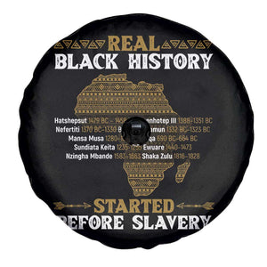 Real Black History Started Before Slavery Spare Tire Cover TS09 Print Your Wear