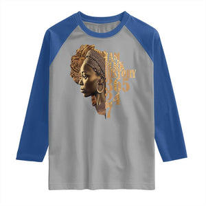 I Am Black History 365 24 7 Raglan Shirt TS09 Sport Gray Royal Print Your Wear