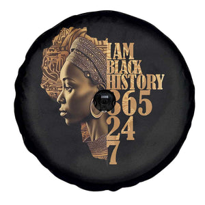 I Am Black History 365 24 7 Spare Tire Cover TS09 Print Your Wear