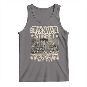 Black Wall Street Tank Top Never Forget 1906 1921 Tulsa Black History TS09 Deep Heather Print Your Wear