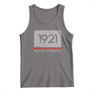 Black Wall Street Tank Top Never Forget 1921 Greenwood Tulsa Black History TS09 Deep Heather Print Your Wear