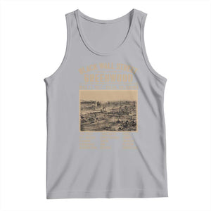 Black Wall Street Tank Top Never Forget 1921 Tulsa Black History Retro TS09 Athletic Heather Print Your Wear