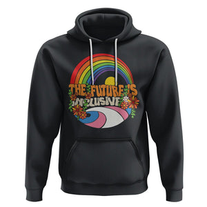 LGBT Pride Hoodie The Future Is Inclusive Rainbow TS09 Black Printyourwear