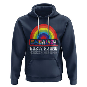 LGBTQ Ally Equality Hurts No One Hoodie TS09 Navy Printyourwear