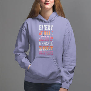 Lesbian Couple Hoodie Every Tall Girl Needs A Short Girlfriend TS09 Violet Printyourwear