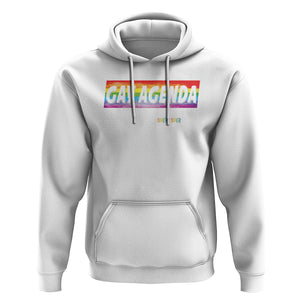 Funny Gay Agenda Weekly Schedule Pride LGBT Pride Hoodie TS09 White Printyourwear