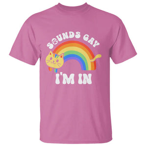 LGBT Cat Lover T Shirt Sound Gay I'm In Funny Rainbow Cat TS09 Azalea Printyourwear