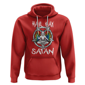 Hail Gay Satan Hoodie Goth Baphomet Devil LGBT Pride TS09 Red Printyourwear