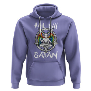 Hail Gay Satan Hoodie Goth Baphomet Devil LGBT Pride TS09 Violet Printyourwear