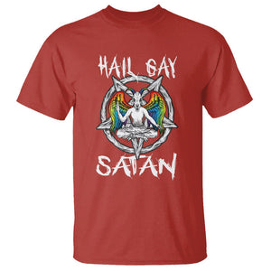 Hail Gay Satan T Shirt Goth Baphomet Devil LGBT Pride TS09 Red Printyourwear