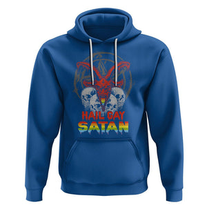 Hail Gay Satan Hoodie Skull Goth Baphomet Devil LGBT Pride TS09 Royal Blue Printyourwear