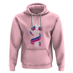 Pansexual Pride Hoodie Skeleton Rock Hand LGBTQ Pans Flag TS09 Light Pink Printyourwear