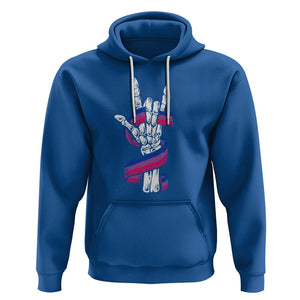 Pansexual Pride Hoodie Skeleton Rock Hand LGBTQ Pans Flag TS09 Royal Blue Printyourwear