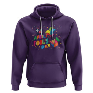 Funny April Fool's Day Pranks Jester Hat Hoodie TS09 Purple Printyourwear