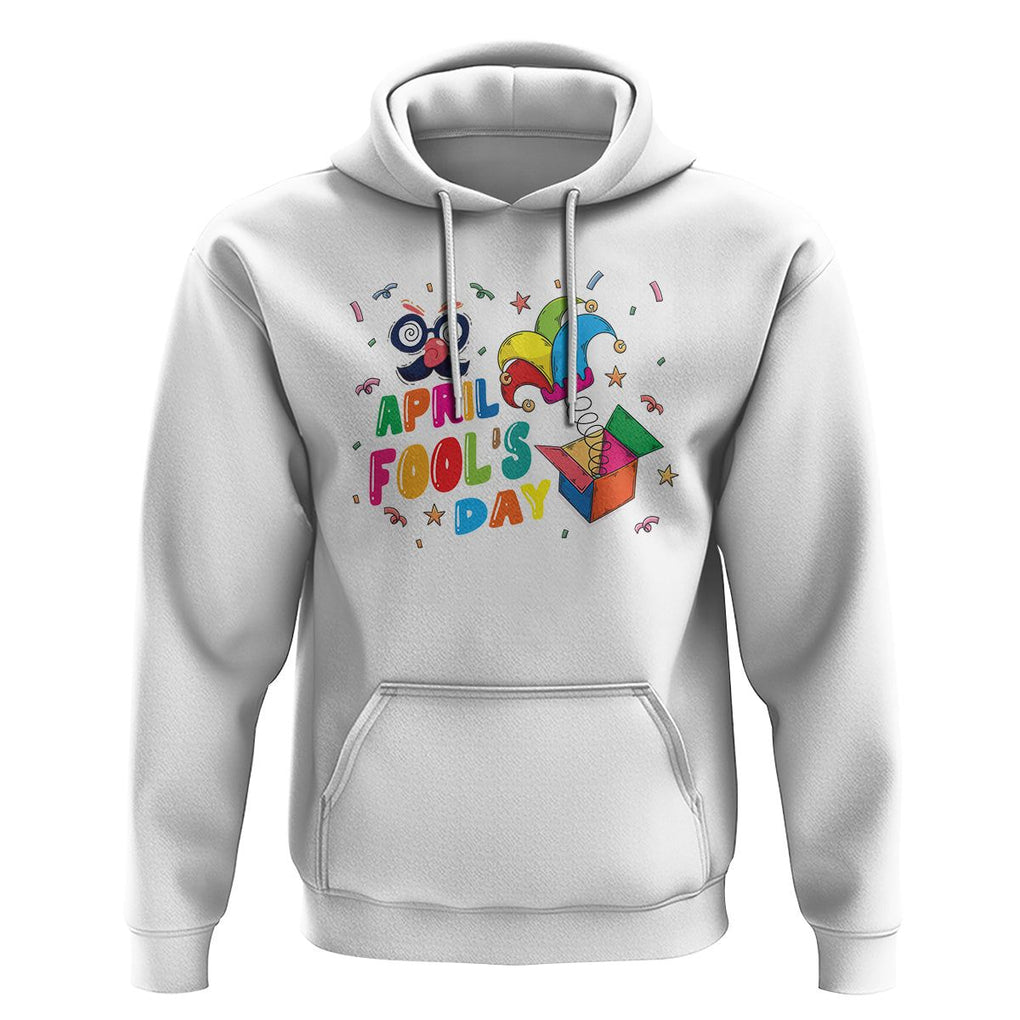 Funny April Fool's Day Pranks Jester Hat Hoodie TS09 White Printyourwear