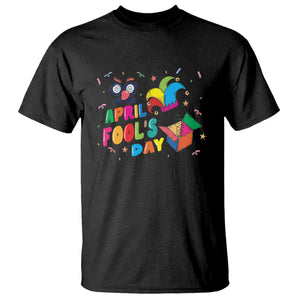 Funny April Fool's Day Pranks Jester Hat T Shirt TS09 Black Printyourwear