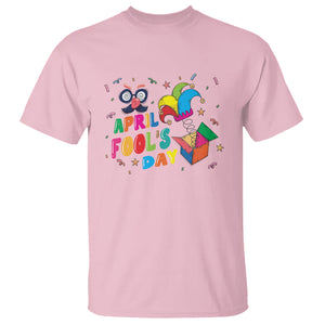 Funny April Fool's Day Pranks Jester Hat T Shirt TS09 Light Pink Printyourwear