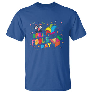 Funny April Fool's Day Pranks Jester Hat T Shirt TS09 Royal Blue Printyourwear
