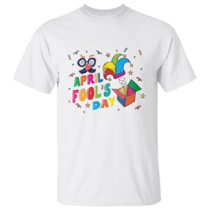 Funny April Fool's Day Pranks Jester Hat T Shirt TS09 White Printyourwear