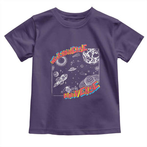 Funny Neurodiversity Toddler T Shirt Neurodiverse Brain Universe Autism ADHD TS09 Purple Print Your Wear