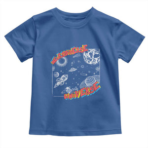 Funny Neurodiversity Toddler T Shirt Neurodiverse Brain Universe Autism ADHD TS09 Royal Blue Print Your Wear