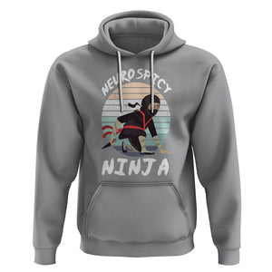 Neurodiversity Hoodie Neurospicy Ninja Autism ADHD ASD TS09 Sport Gray Printyourwear