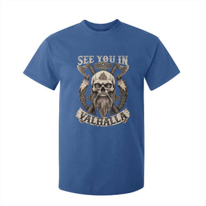 Viking T Shirt For Kid See You In Valhalla TS09 Royal Blue Print Your Wear