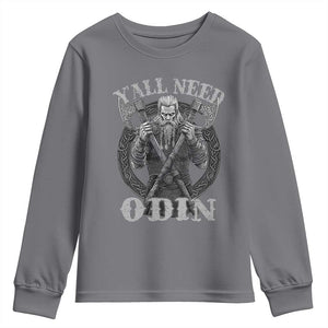 Viking Youth Sweatshirt Y'all Need Odin TS09 Charcoal Print Your Wear