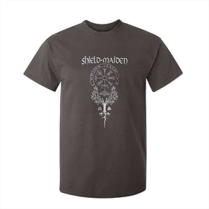 Shield Maiden T Shirt For Kid Female Warrior Scandinavian Folklore Mythology TS09 Dark Chocolate Print Your Wear