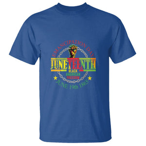 Juneteenth T Shirt Emancipation Day Black American Freedom June 19th 1865 TS09 Royal Blue Print Your Wear