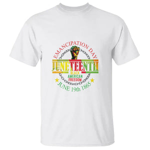 Juneteenth T Shirt Emancipation Day Black American Freedom June 19th 1865 TS09 White Print Your Wear