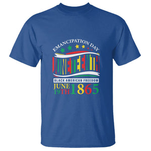 Juneteenth T Shirt Emancipation Day Black American Freedom June 19th 1865 TS09 Royal Blue Print Your Wear