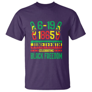 Juneteenth Celebrating Black Freedom 1865 African American T Shirt TS09 Purple Print Your Wear