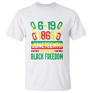 Juneteenth Celebrating Black Freedom 1865 African American T Shirt TS09 White Print Your Wear