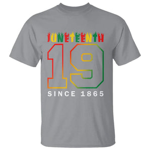 Juneteenth T Shirt 19th 1865 Melanin Black Freedom TS09 Sport Gray Print Your Wear