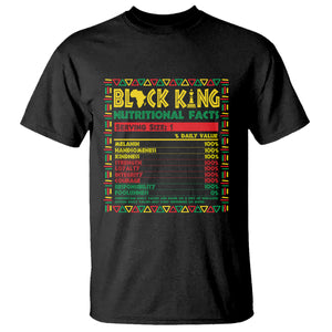 Juneteenth T Shirt Black King Nutritional Facts TS09 Black Print Your Wear