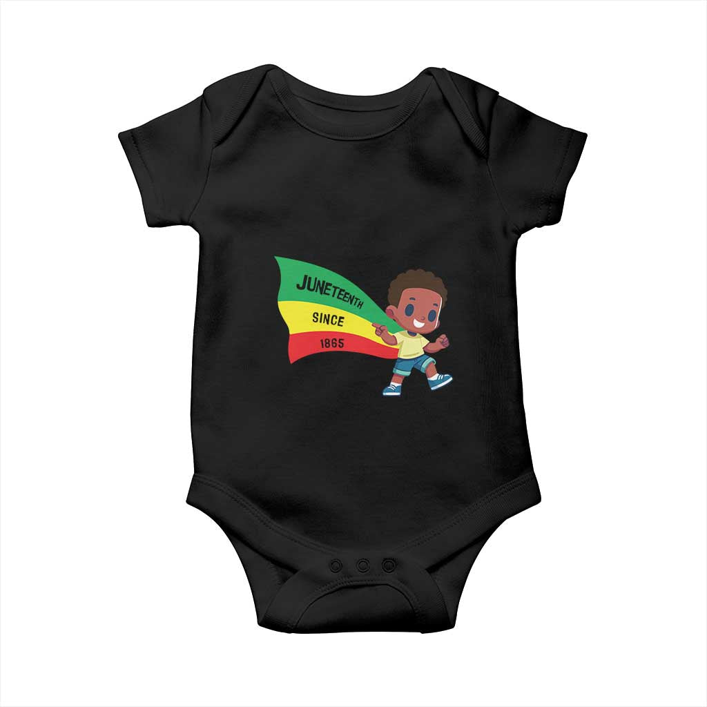 Juneteenth 1865 Cool Melanin Black Boys Kids Baby Onesie TS09 Black Print Your Wear