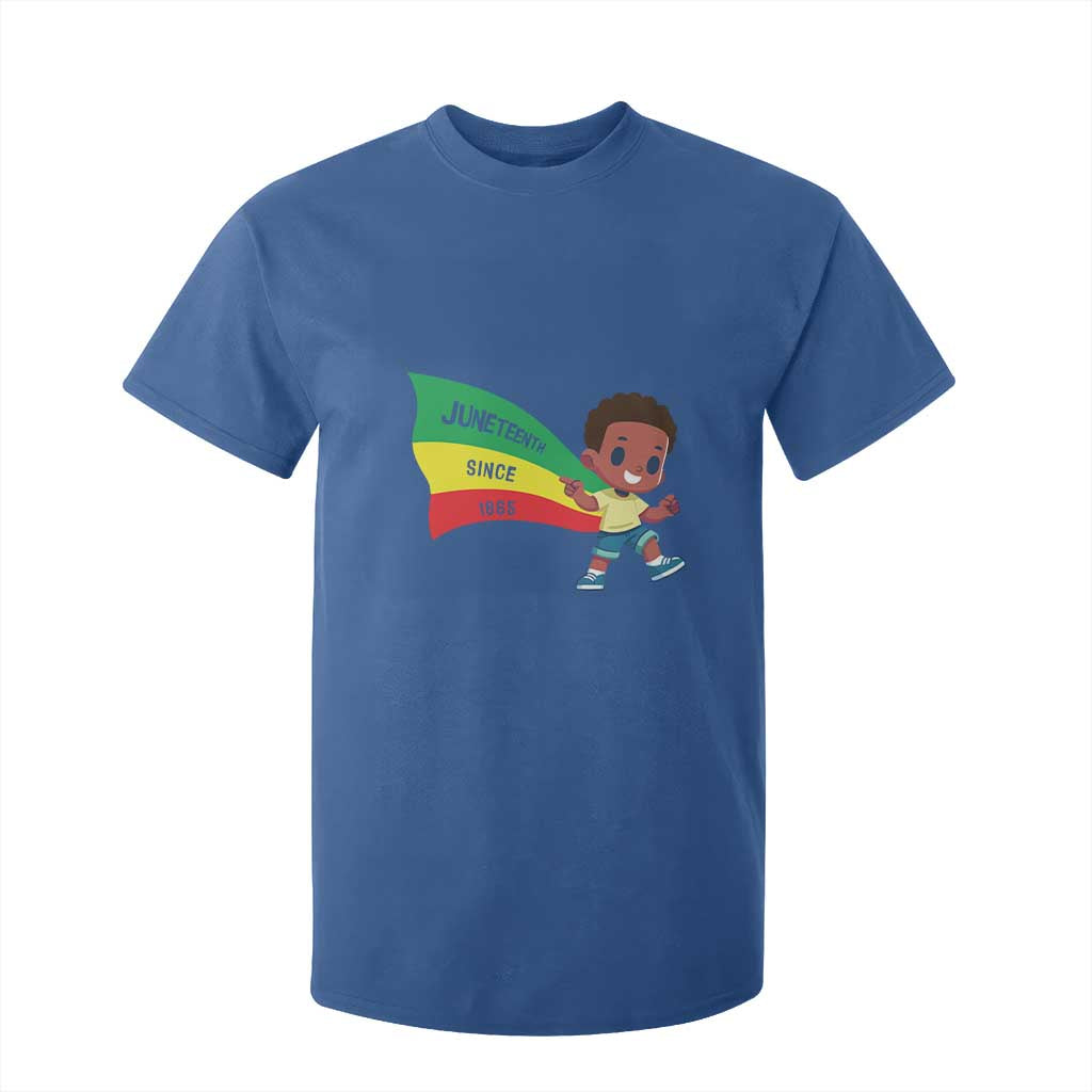 Juneteenth 1865 Cool Melanin Black Boys Kids T Shirt For Kid TS09 Royal Blue Print Your Wear