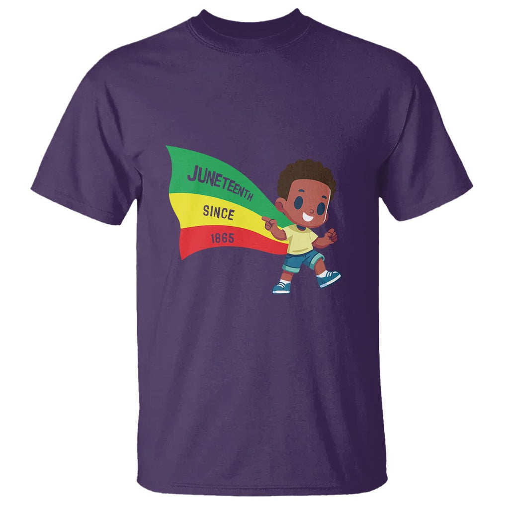 Juneteenth 1865 Cool Melanin Black Boys Kids T Shirt TS09 Purple Print Your Wear