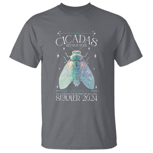 The Cicada Reunion U.S Tour 2024 T Shirt Broods XIII & XIX Cicadas Concert Fest TS09 Charcoal Print Your Wear