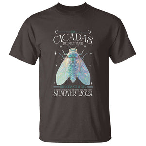 The Cicada Reunion U.S Tour 2024 T Shirt Broods XIII & XIX Cicadas Concert Fest TS09 Dark Chocolate Print Your Wear