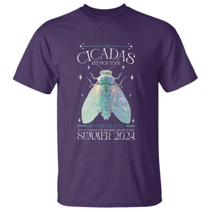 The Cicada Reunion U.S Tour 2024 T Shirt Broods XIII & XIX Cicadas Concert Fest TS09 Purple Print Your Wear