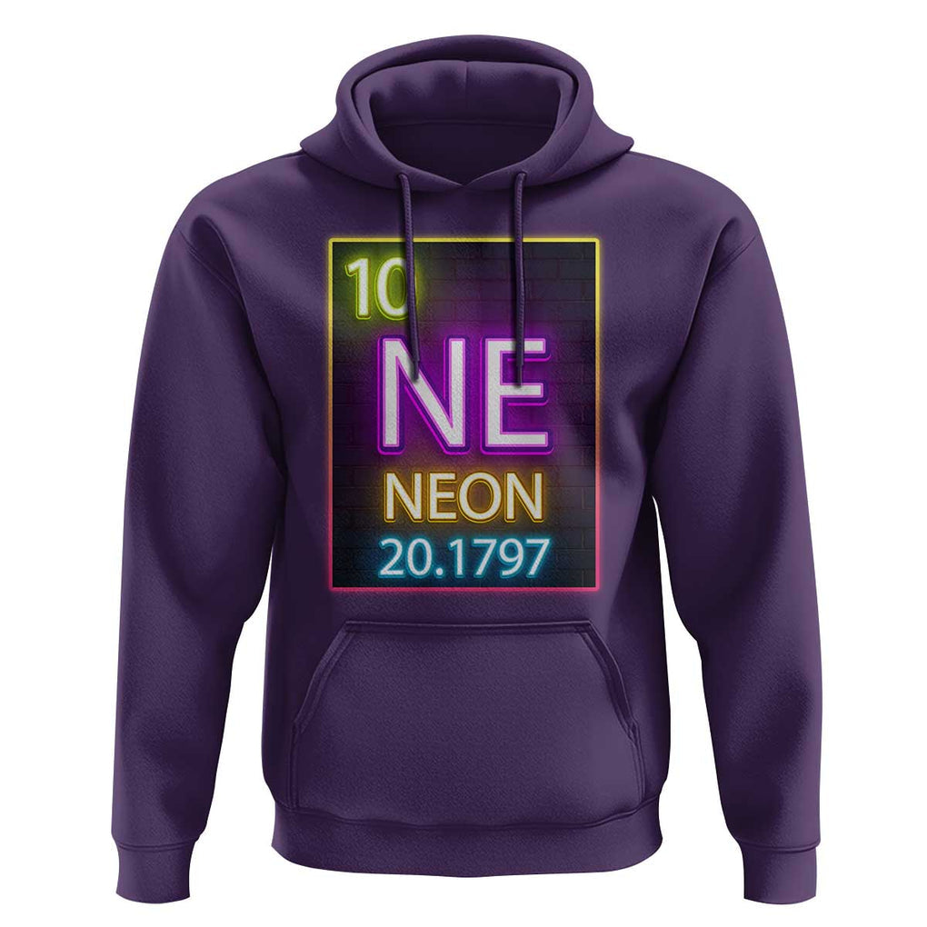 Chemistry Teacher Neon Periodic Table Hoodie TS09 Purple Print Your Wear