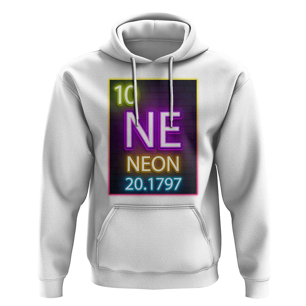 Chemistry Teacher Neon Periodic Table Hoodie TS09 White Print Your Wear